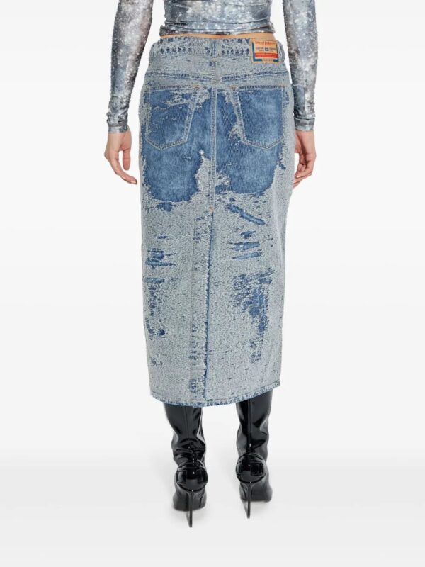 Diesel  De-Skye-S maxi skirt - Image 4