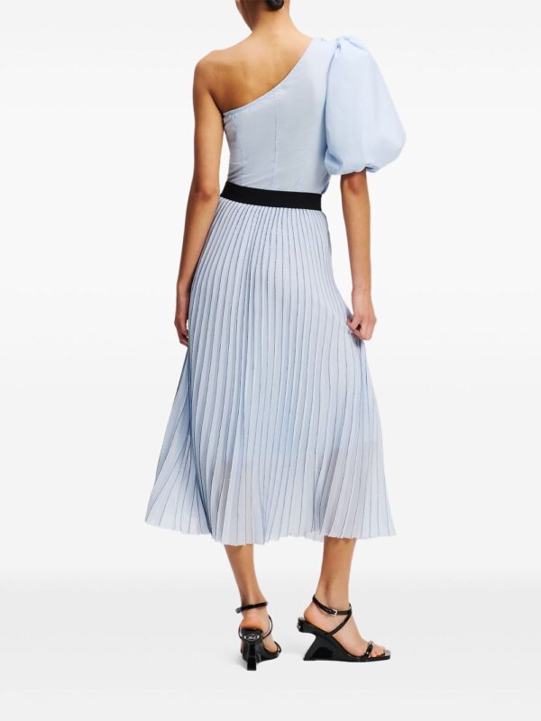 Karl Lagerfeld  pleated midi skirt - Image 3