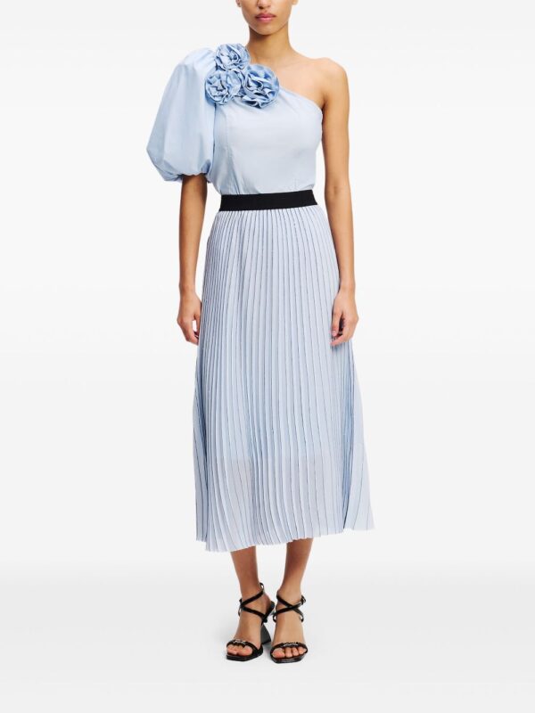 Karl Lagerfeld  pleated midi skirt - Image 2