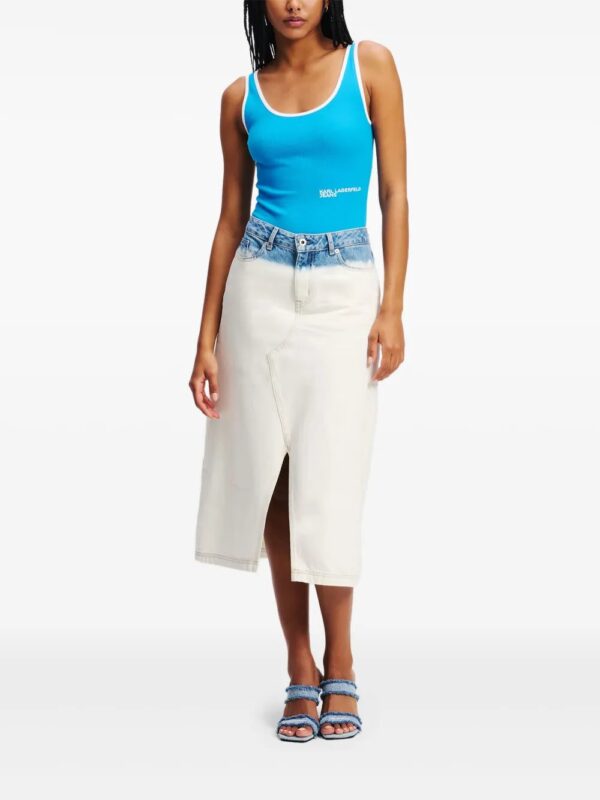Karl Lagerfeld Jeans  ombré denim midi skirt - Image 2