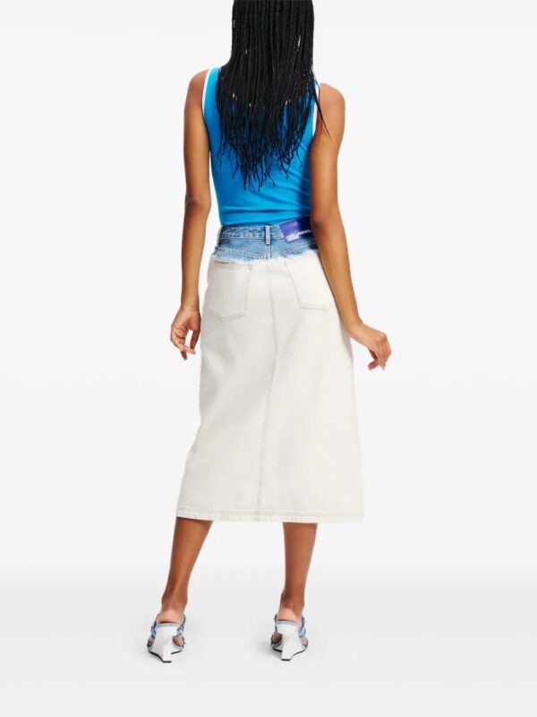 Karl Lagerfeld Jeans  ombré denim midi skirt - Image 3