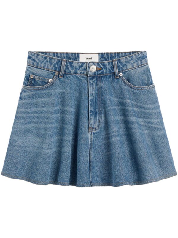 AMI Paris  flared miniskirt