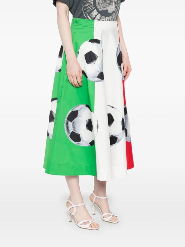 Moschino  graphic-print midi skirt - Image 3