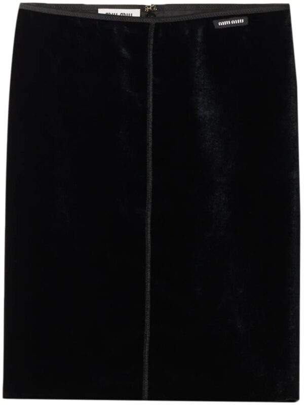 Miu Miu  velvet skirt