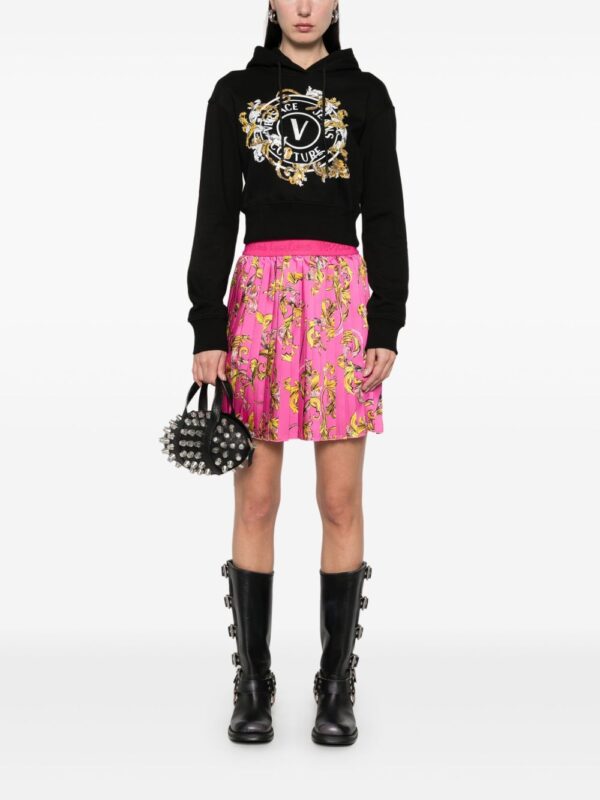Versace Jeans Couture  Barocco-print mini skirt - Image 2