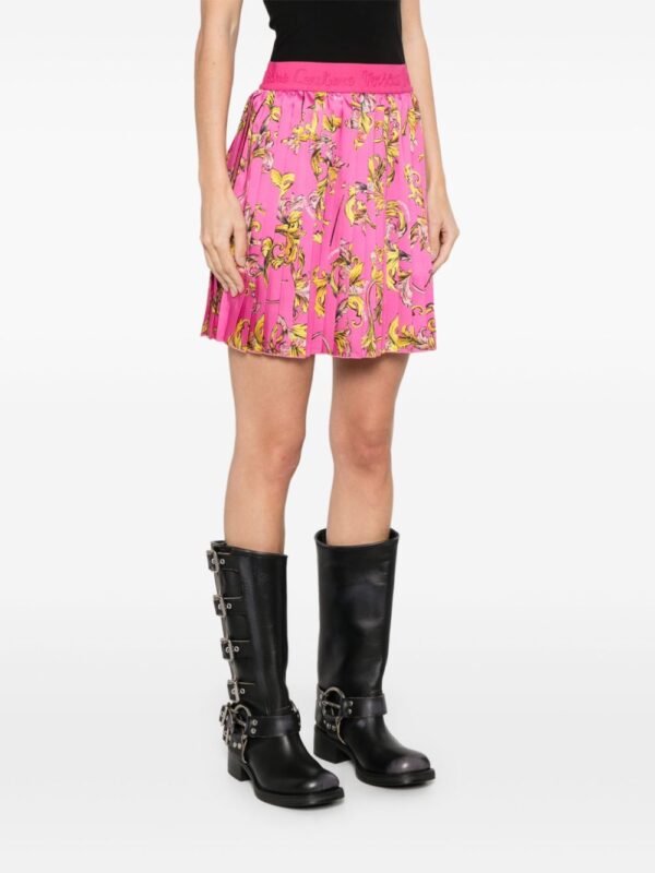 Versace Jeans Couture  Barocco-print mini skirt - Image 3
