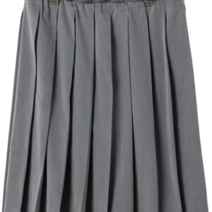 Miu Miu  pleated chambray skirt