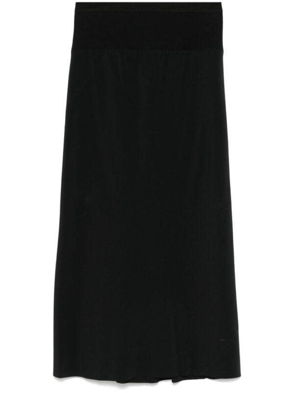 Rick Owens  Knee Bias midi skirt