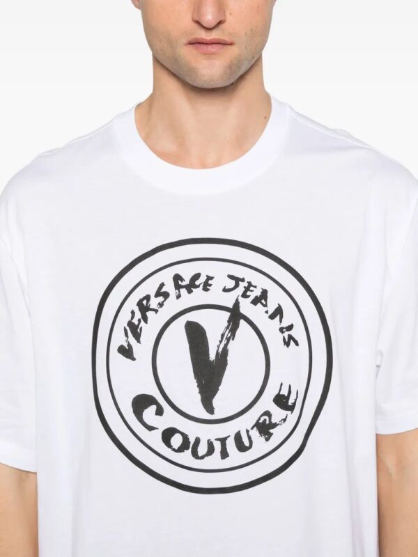 Versace Jeans Couture  V-Emblem T-shirt - Image 4