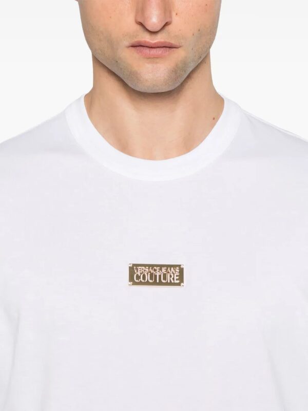Versace Jeans Couture  logo-plaque T-shirt - Image 4
