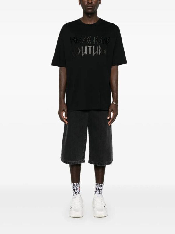 Versace Jeans Couture  logo-embroidered T-shirt - Image 2