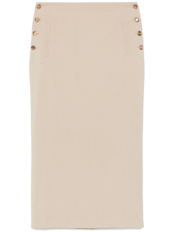 Moschino  virgin-wool midi skirt