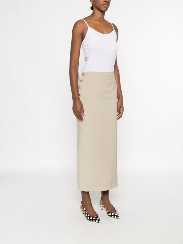 Moschino  virgin-wool midi skirt - Image 3