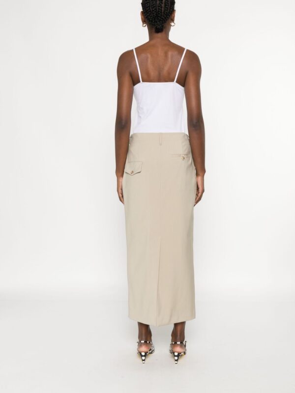 Moschino  virgin-wool midi skirt - Image 4