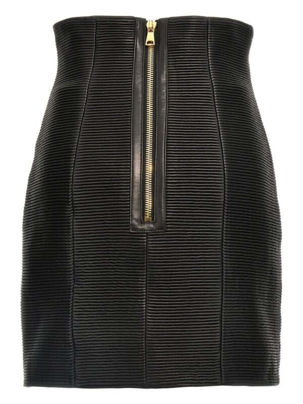 Balmain  leather skirt - Image 2