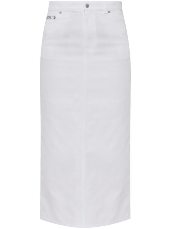 Moschino  denim midi skirt