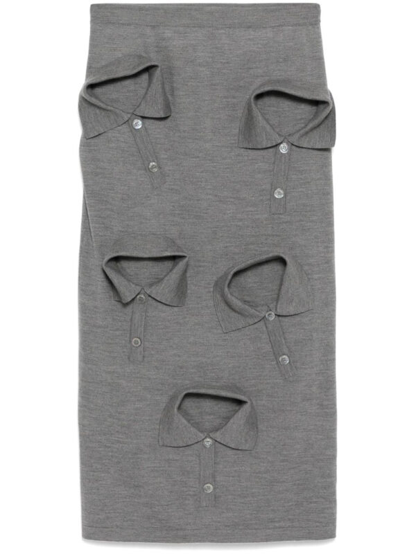 Moschino  multi-collar skirt
