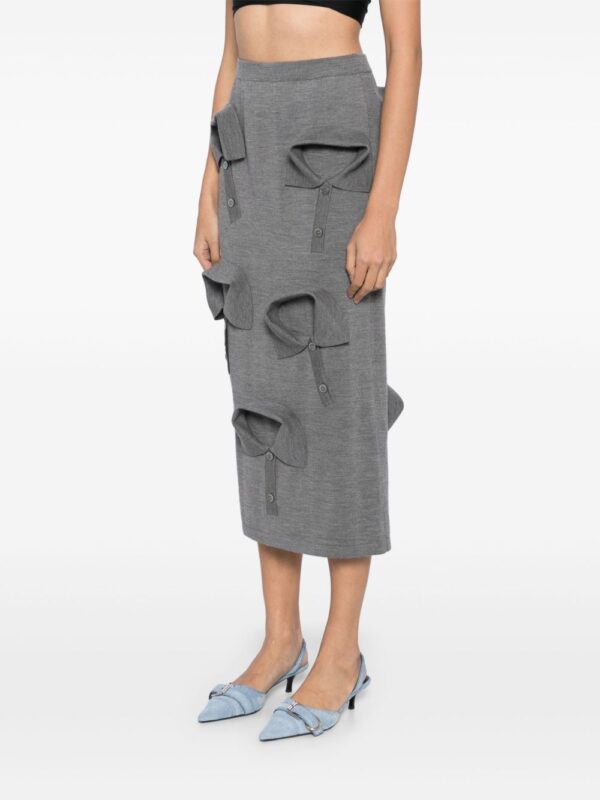 Moschino  multi-collar skirt - Image 3