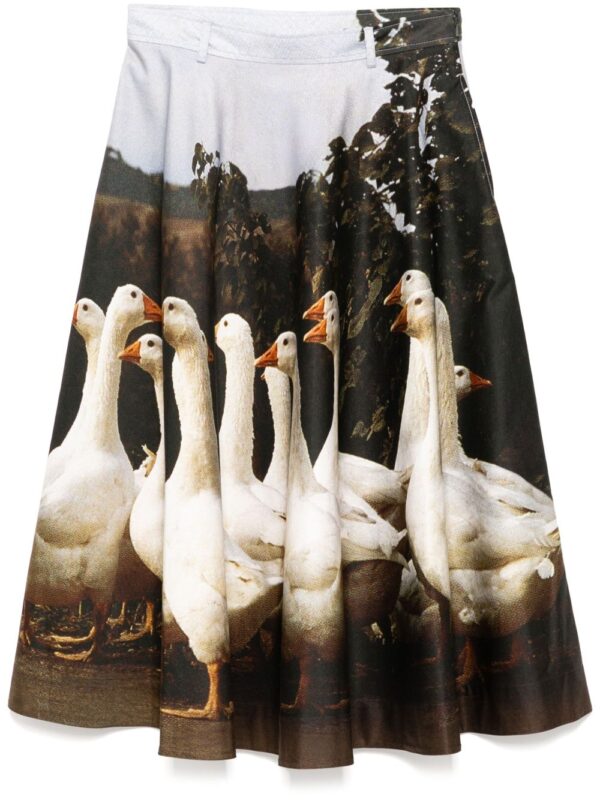 Moschino  printed skirt