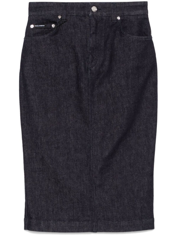 Dolce & Gabbana  denim midi skirt
