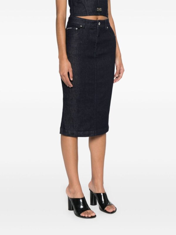 Dolce & Gabbana  denim midi skirt - Image 3