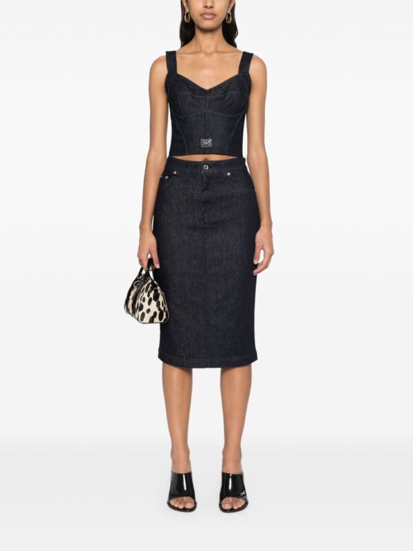 Dolce & Gabbana  denim midi skirt - Image 2
