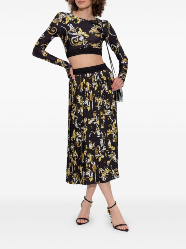 Versace Jeans Couture  Barocco-print skirt - Image 2