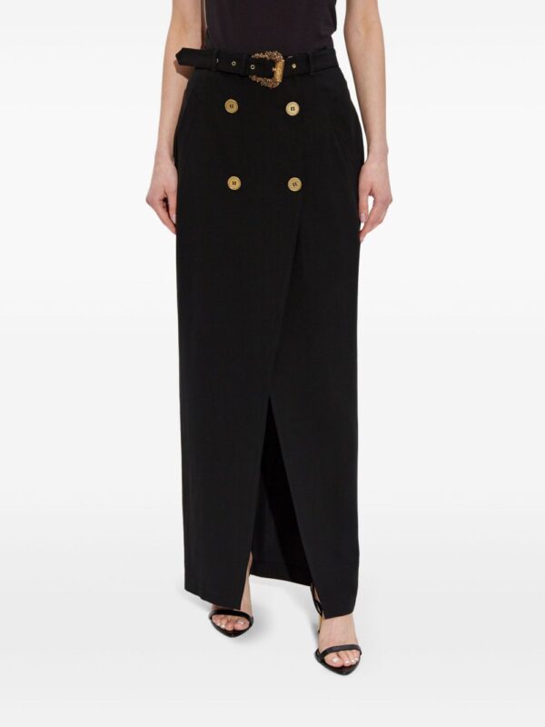 Versace Jeans Couture  Baroque-buckle skirt - Image 2
