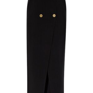 Versace Jeans Couture  Baroque-buckle skirt