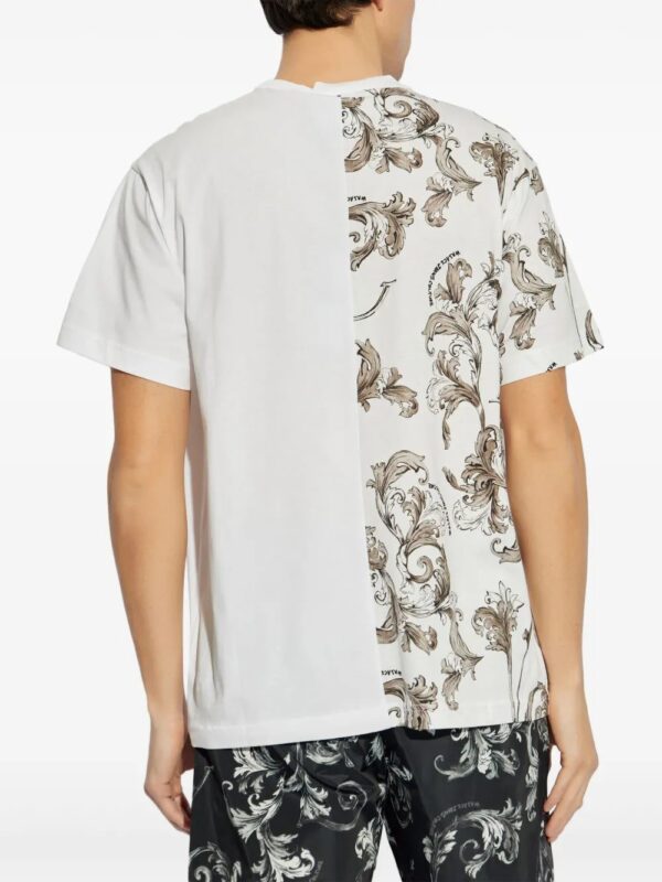 Versace Jeans Couture  Barocco-print T-shirt - Image 4