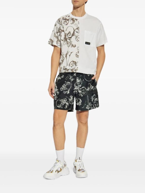 Versace Jeans Couture  Barocco-print T-shirt - Image 2