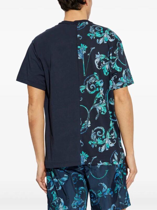 Versace Jeans Couture  Barocco-print T-shirt - Image 4