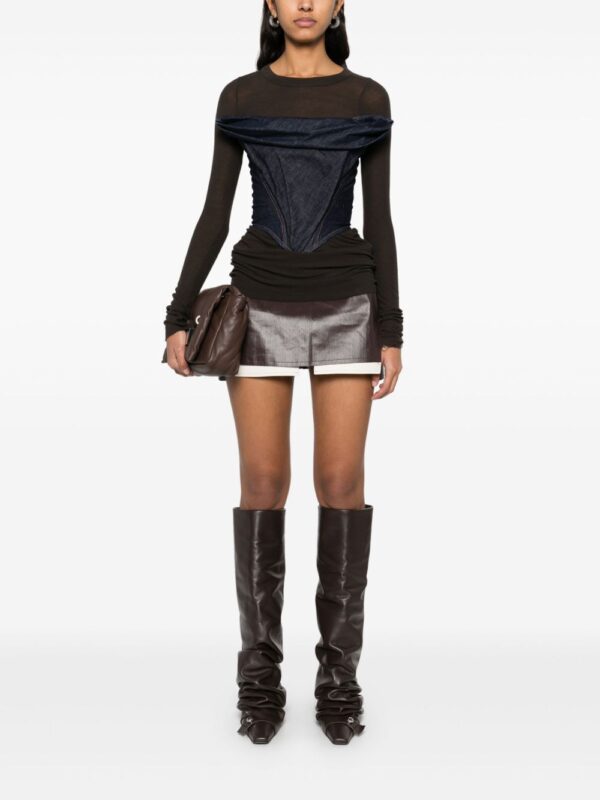 Rick Owens  Fog Cutoff mini skirt - Image 2