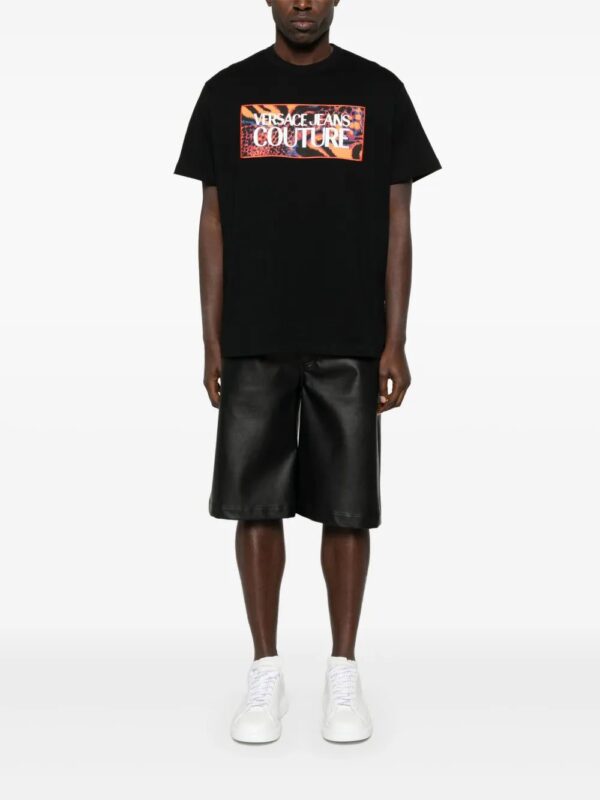 Versace Jeans Couture  logo-patch T-shirt - Image 2