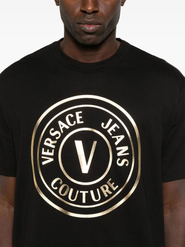 Versace Jeans Couture  V-Emblem T-shirt - Image 4