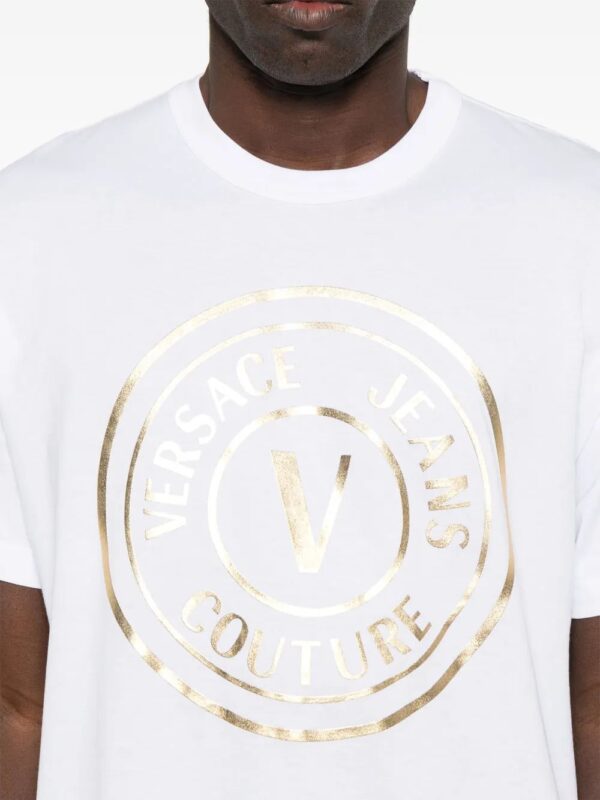 Versace Jeans Couture  V-Emblem T-shirt - Image 4