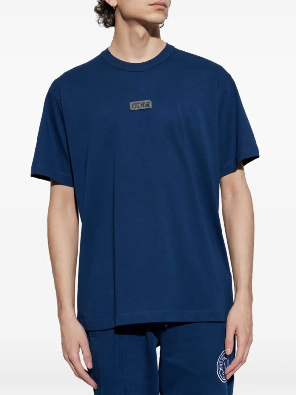 Versace Jeans Couture  logo-patch T-shirt - Image 3