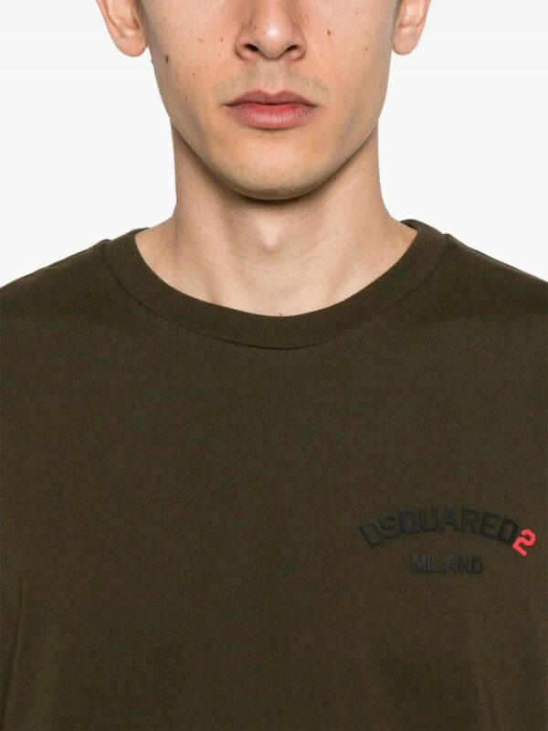 DSQUARED2  rubber-logo T-shirt - Image 4