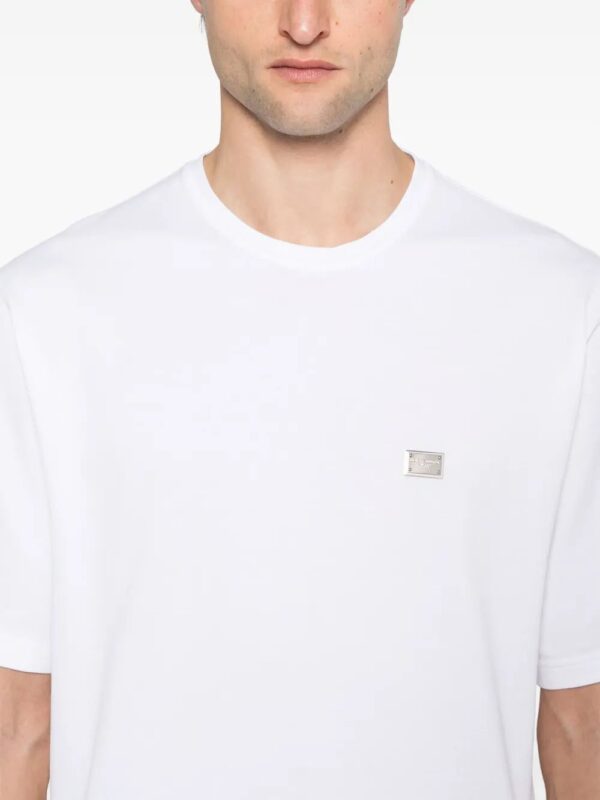 Dolce & Gabbana  logo-plaque T-shirt - Image 4