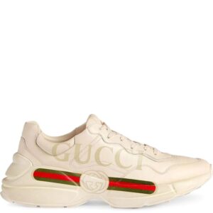 Gucci Rhyton-logo leather sneakers