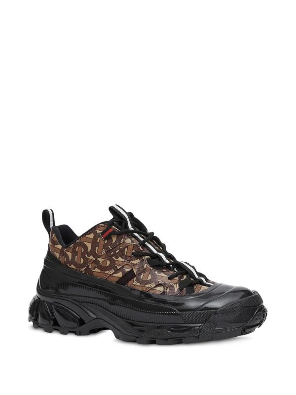 Burberry  monogram print Arthur sneakers - Image 2