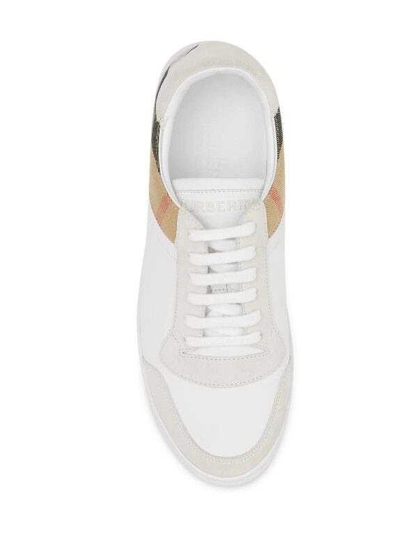 Burberry  House Check panel sneakers - Image 4