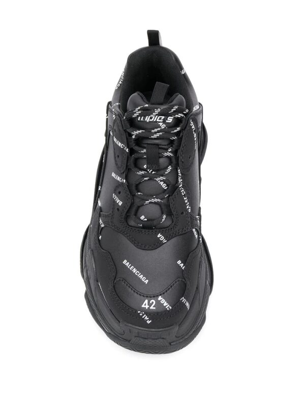 Balenciaga  Allover Logo Triple S sneakers - Image 4
