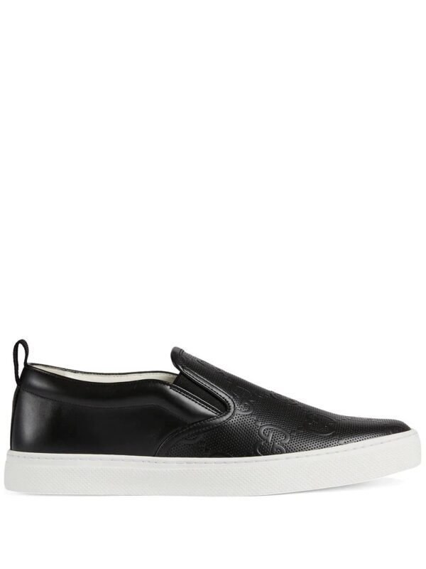 Gucci  GG-embossed slip-on sneakers