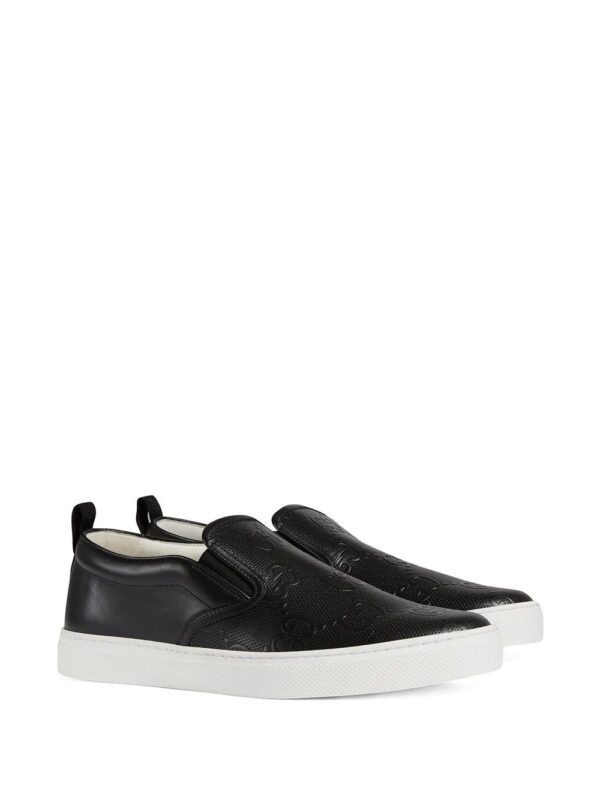 Gucci  GG-embossed slip-on sneakers - Image 2