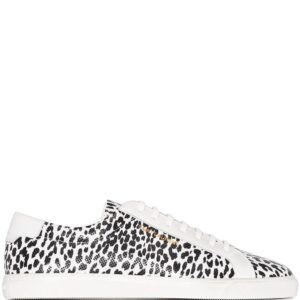 Saint Laurent Andy leopard-print low-top sneakers