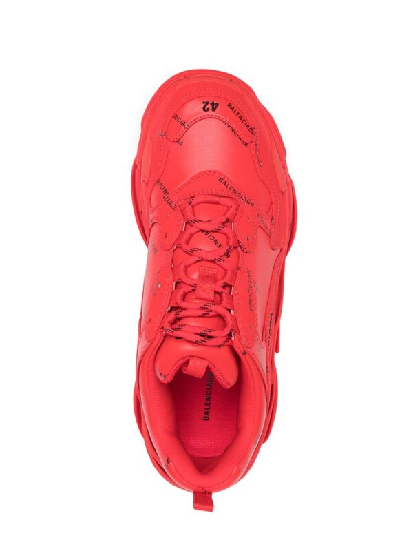 Balenciaga  Triple S monogram-print trainers - Image 4