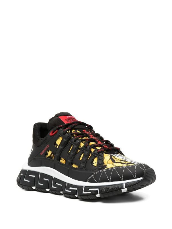 Versace Trigreca baroque-print sneakers - Image 2
