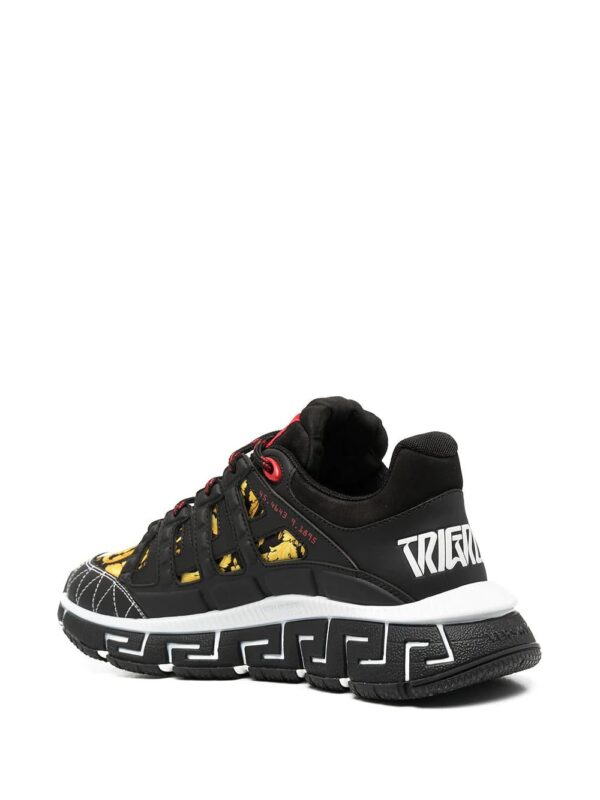 Versace Trigreca baroque-print sneakers - Image 3