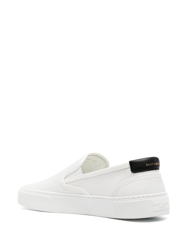 Saint Laurent  logo-print slip-on sneakers - Image 3